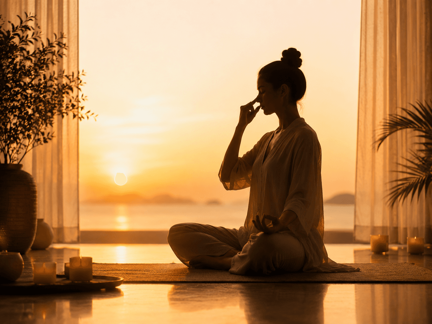 Pranayama course visual at Dhyana Haus